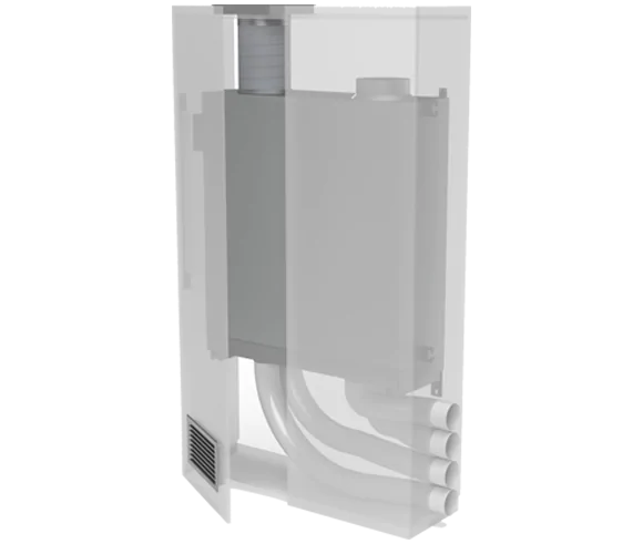 - Helty Flow 1000 Steel – montaj tavan sau perete (1000 m³/h) - imagine 2